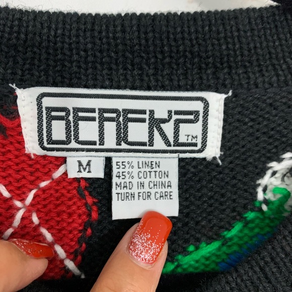 Vintage Chunky Dog Novelty Print Cardigan Sweater - Picture 7 of 8